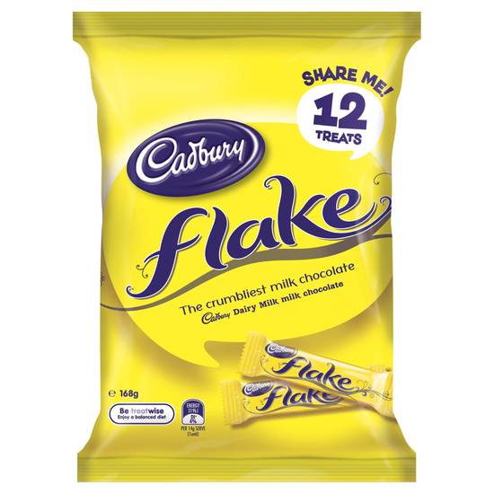 Cadbury Flake Chocolate Sharepack 12 pack 168g
