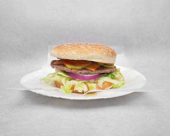 Cheeseburger only sandwich