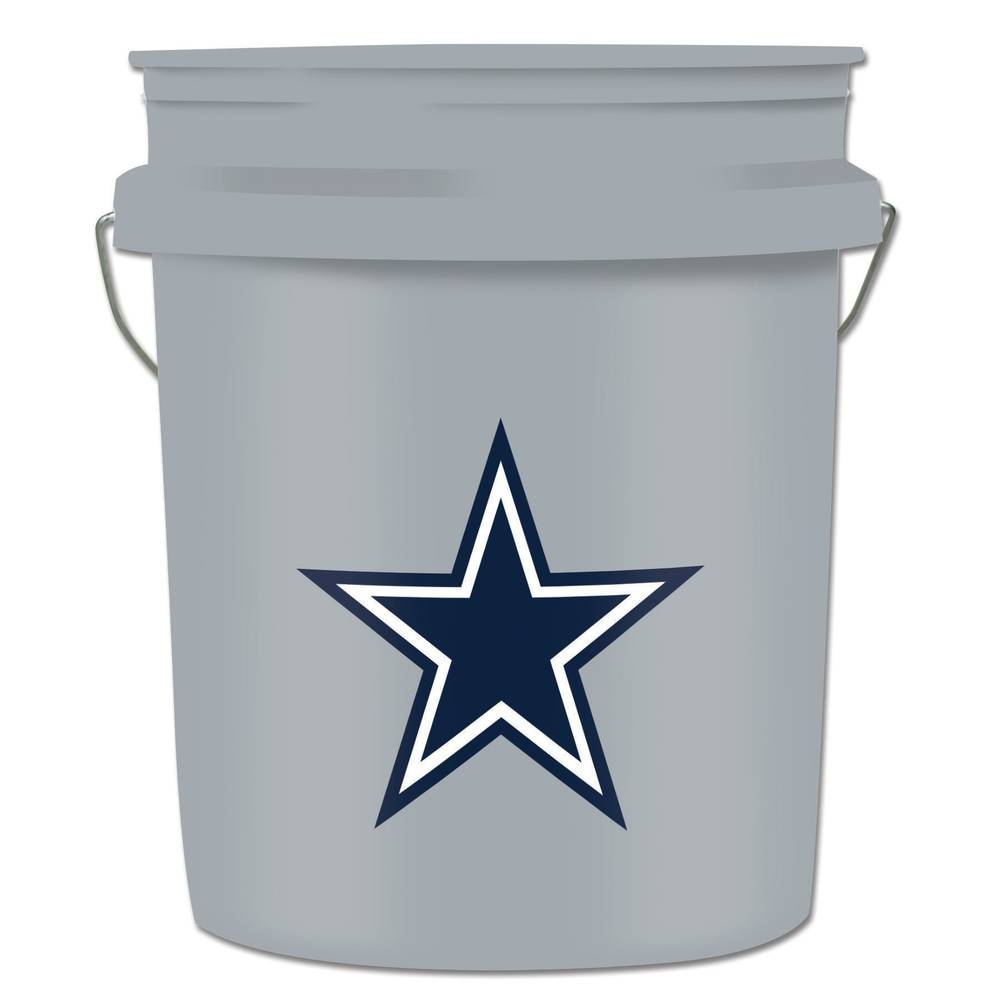 WinCraft Sports Dallas Cowboys 5 GAL Bucket 5-Gallon Bpa-free Plastic General Bucket | 0251918