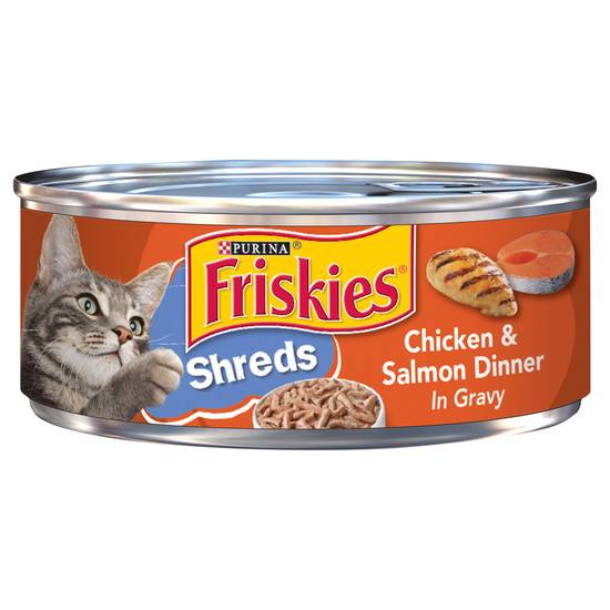 Friskies Chicken & Salmon Diner in Gravy Cat Food