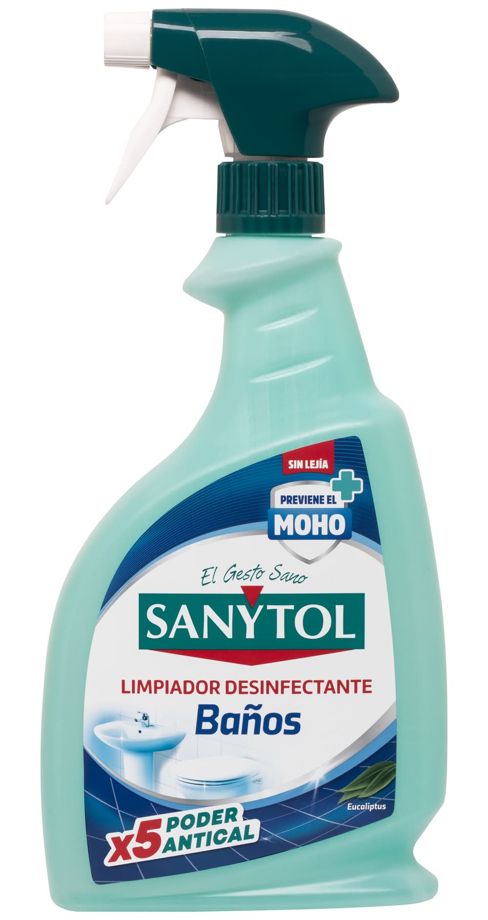 Limpiador desinfectante baños antical · Sanytol - Eucalipto (750 ml)