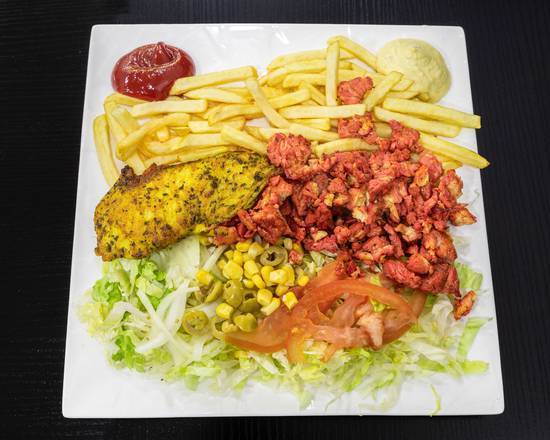 Assiette XL royale