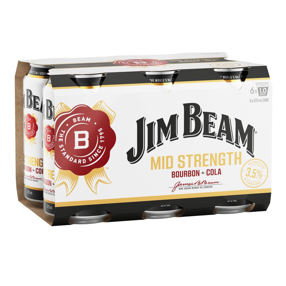 Jim Beam Mid Strength Bourbon & Cola Whiskey Delivery Near Me Order