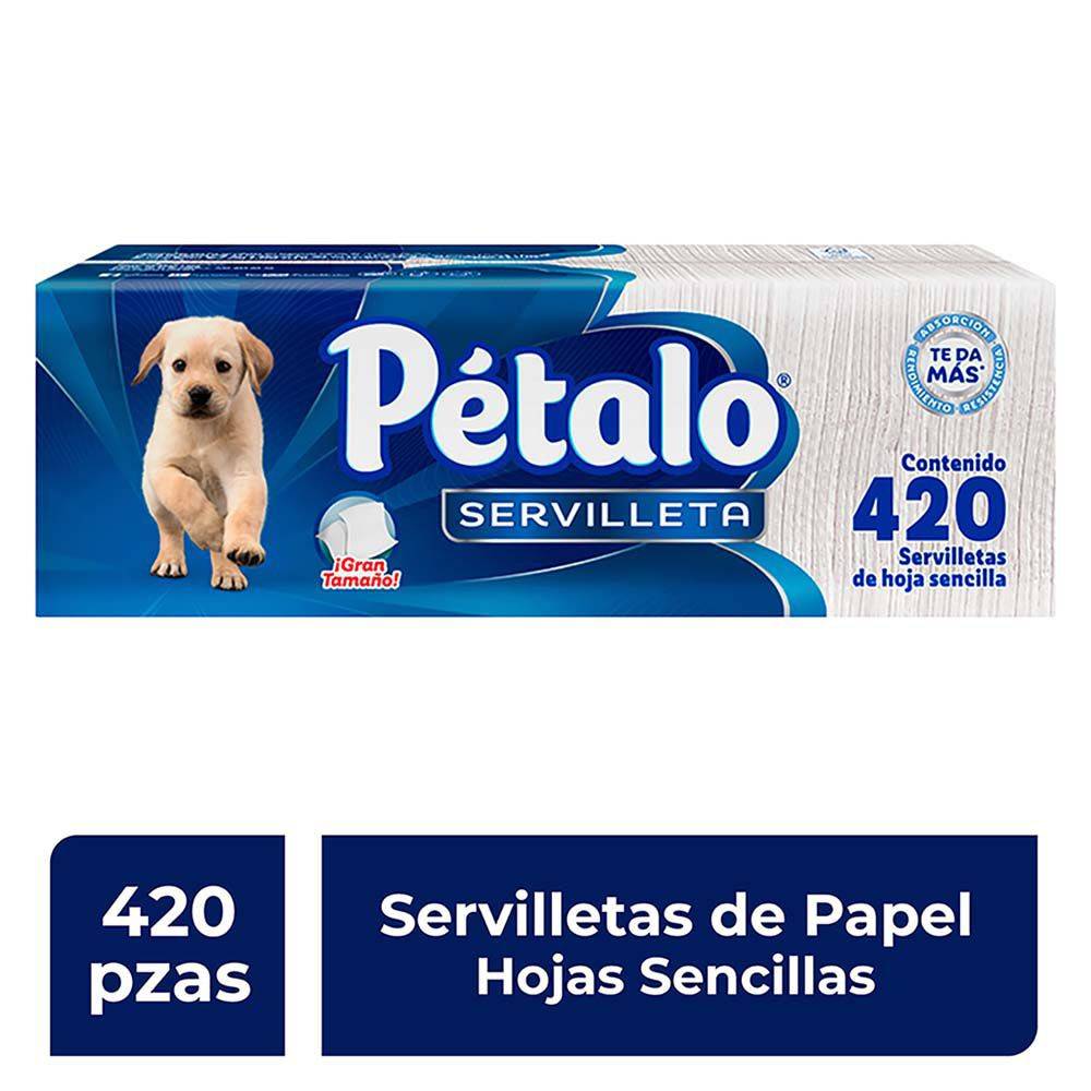 Pétalo · Servilletas de papel de hojas sencillas (420 un)