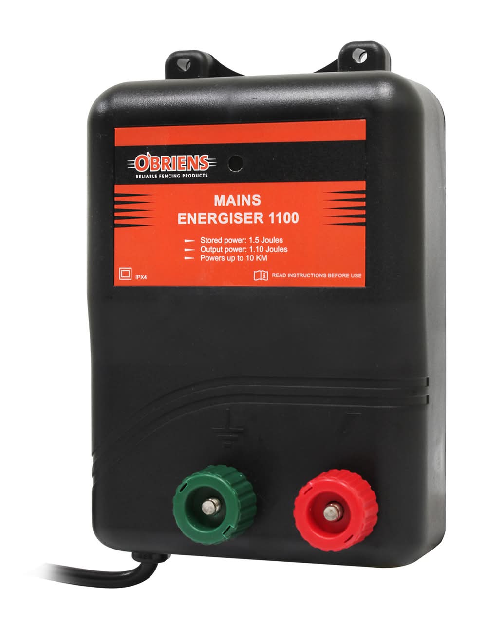 O'Brien's Electric Fencing 10km Mains Energiser