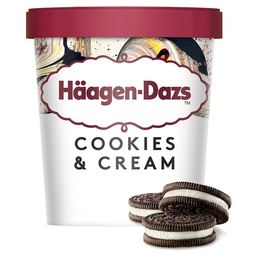 Haagen-Dazs Cookies & Cream Ice Cream 460ml