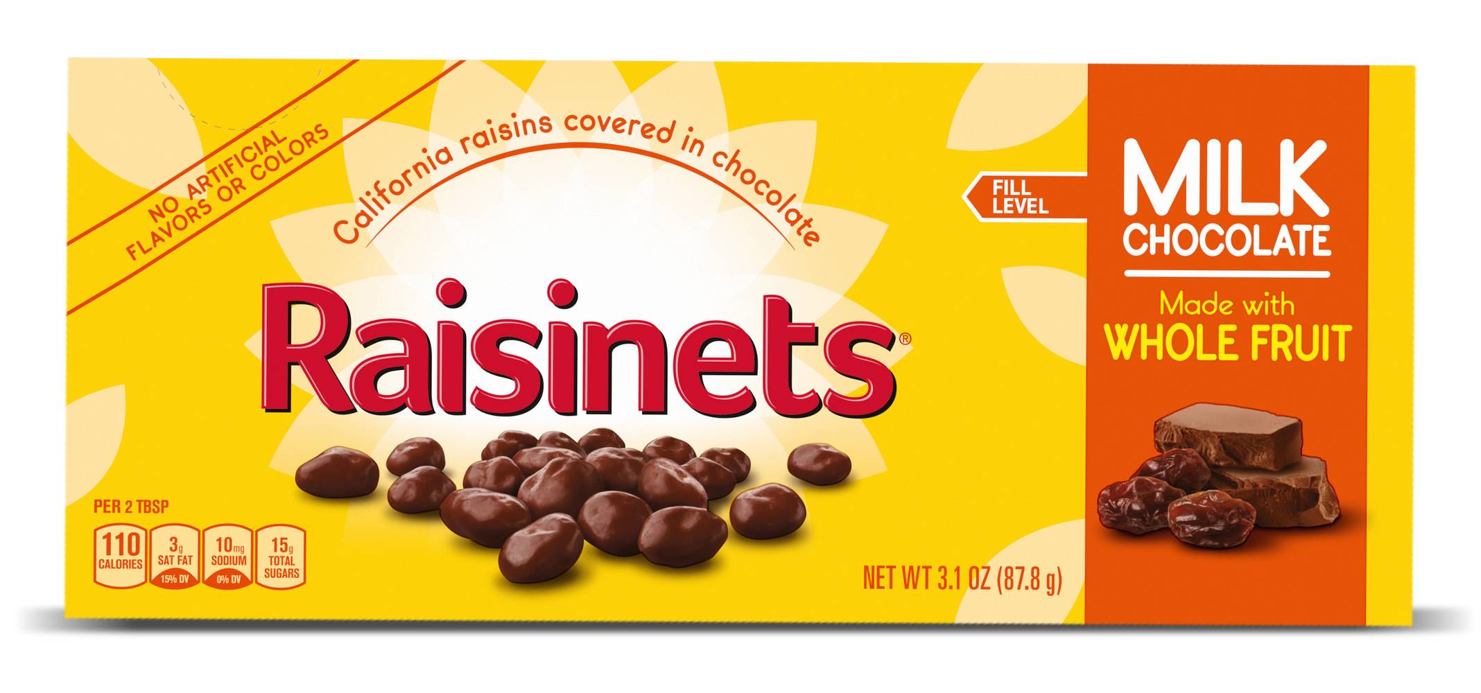 Raisinets California Raisins Covered in Milk Chocolate (3.1 oz)