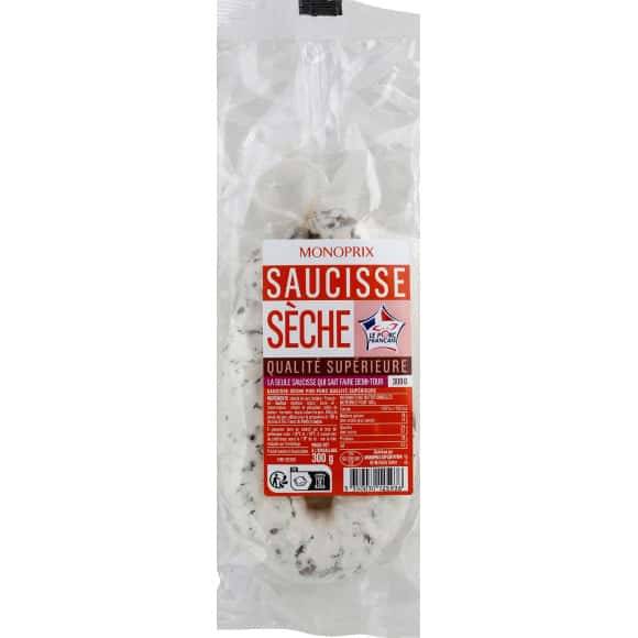 Monoprix Saucisse Sèche Le Sachet De 300 G