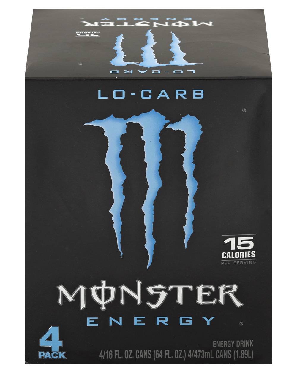 Monster Lo-Carb Energy Drink (4 x 16 fl oz)