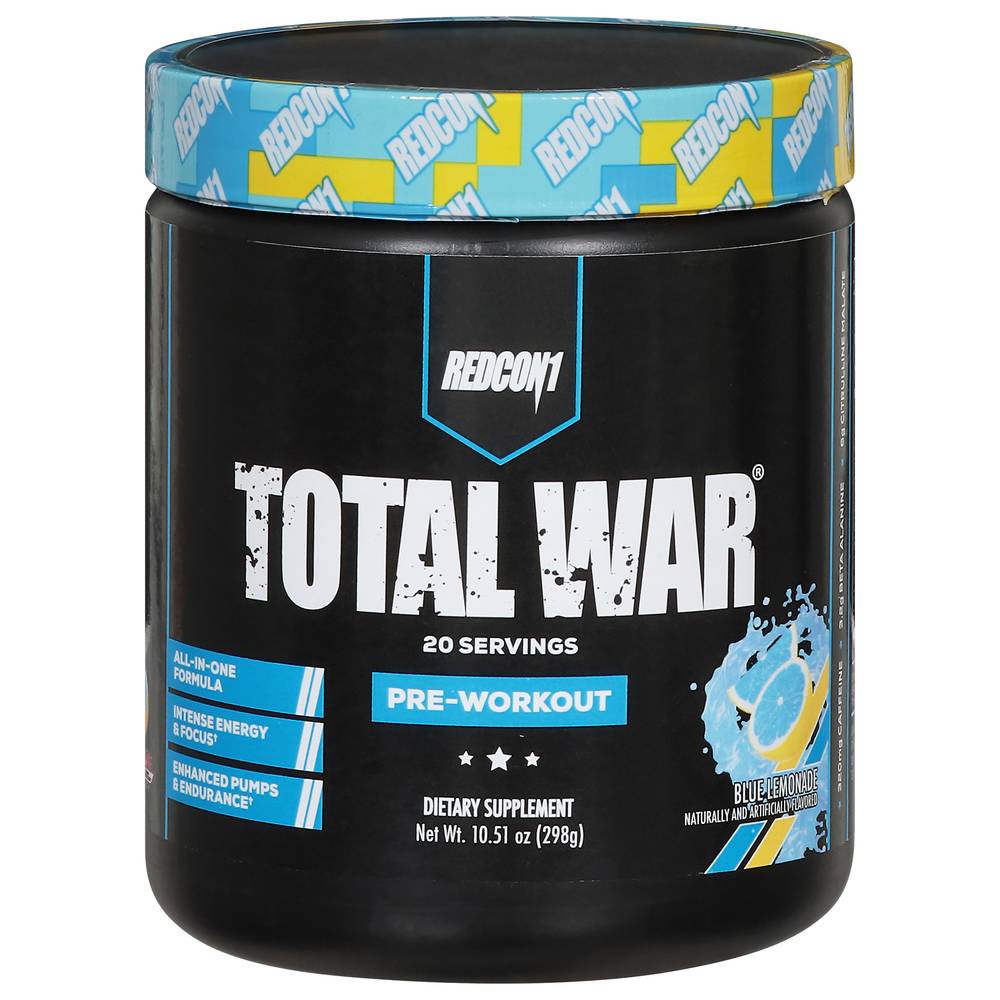 Redcon1 Total War Pre-Workout Powder (blue lemonade)