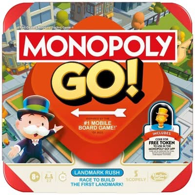 Monopoly Go Board Game For Ages 8+