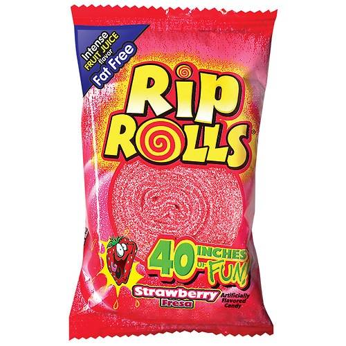 Rip Rolls Strawberry Candy - 1.4 oz