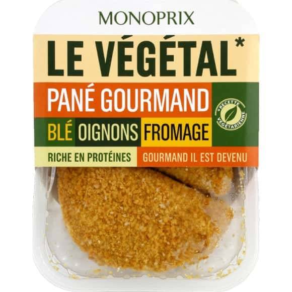 Monoprix Pané Gourmand Le Végétal Blé Oignons Fromage Les 2 Panés De 100 G