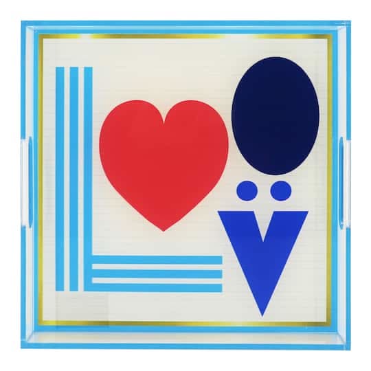 Jonathan Adler X Michaels 10.5" Love Acrylic Tabletop Tray