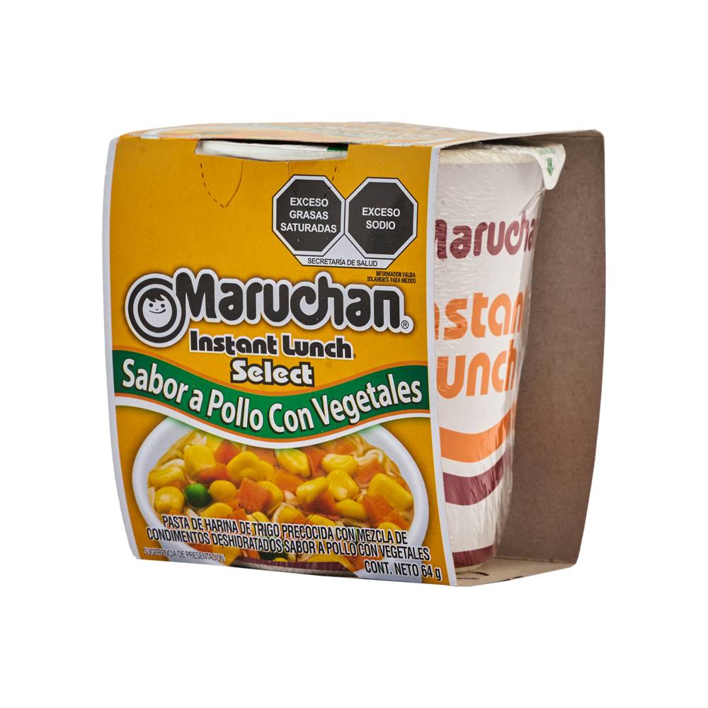 Maruchan sopa instantánea (pollo con vegetales)