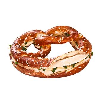 Butterbrezel mit Schnittlauch