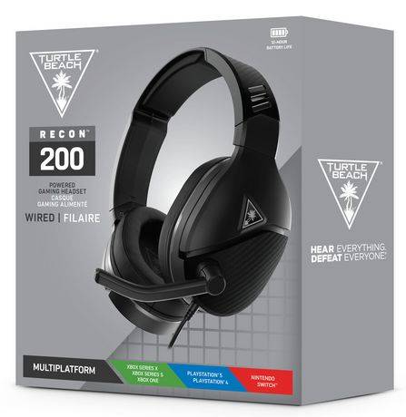 Turtle Beach Recon 200 Amplified Gaming Headset For Xbox and Playstation