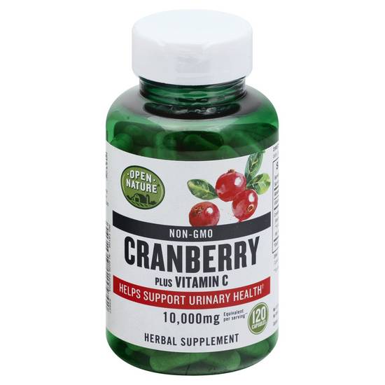 Open Nature Supplement Cranberry Vit C 10000 mg (120 ct)