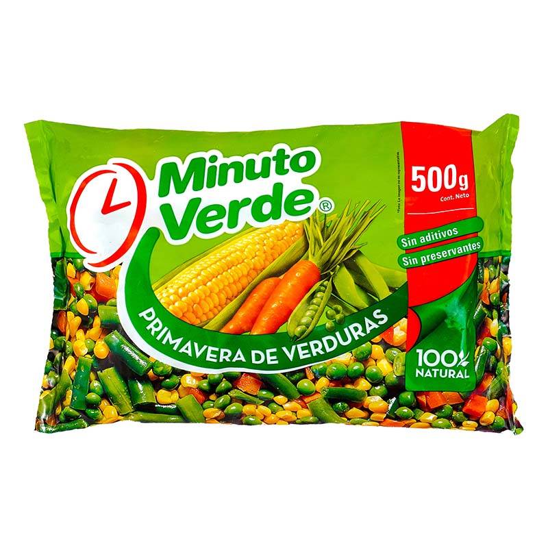 Minuto verde primavera de verduras (bolsa 500 g)