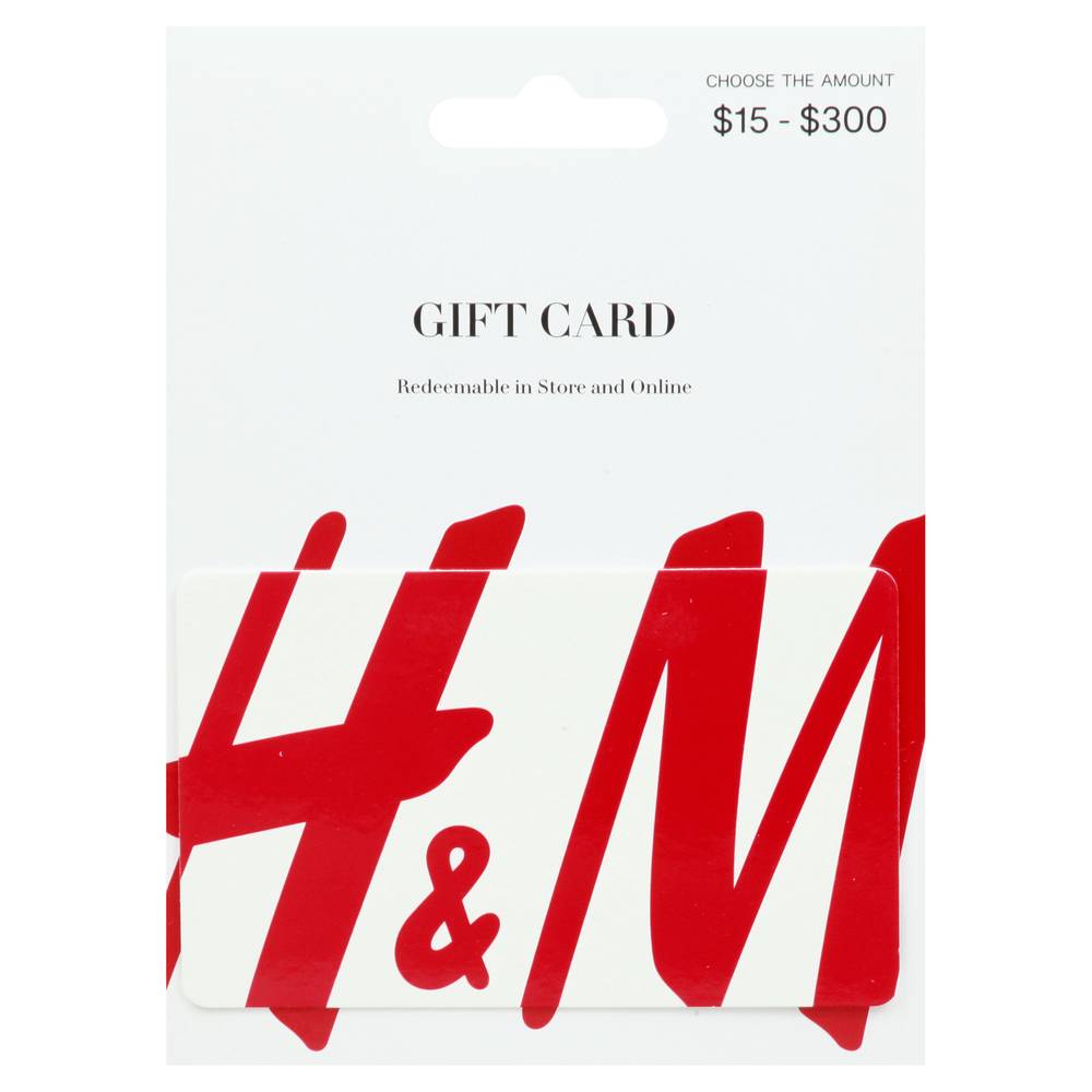 H M 15 300 Gift Card Delivery Near Me Order Online Uber Eats