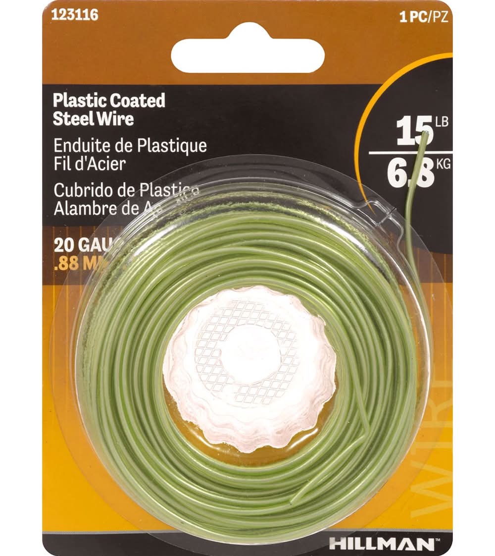 Hillman 75 Ft. L Plastic 20 Ga. Hobby Wire