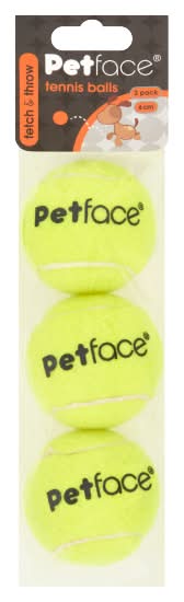 Petface Throw & Fetch Tennis Balls (3 pack)