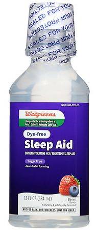 Walgreens Berry Flavor Dye-Free Wal-Sleep Z (12 fl oz)