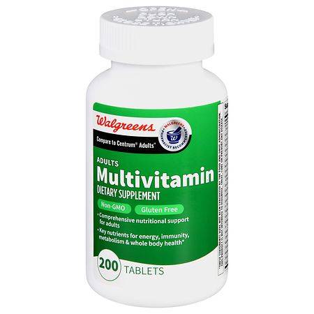 Walgreens Adult Multivitamin Tablets (200 ct)