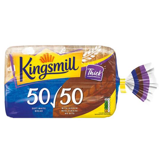 Kingsmill Thick 50/50 Bread 800g