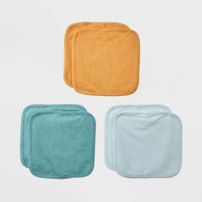 Cloud Island Baby Washcloth Set, Assorted (6 ct)
