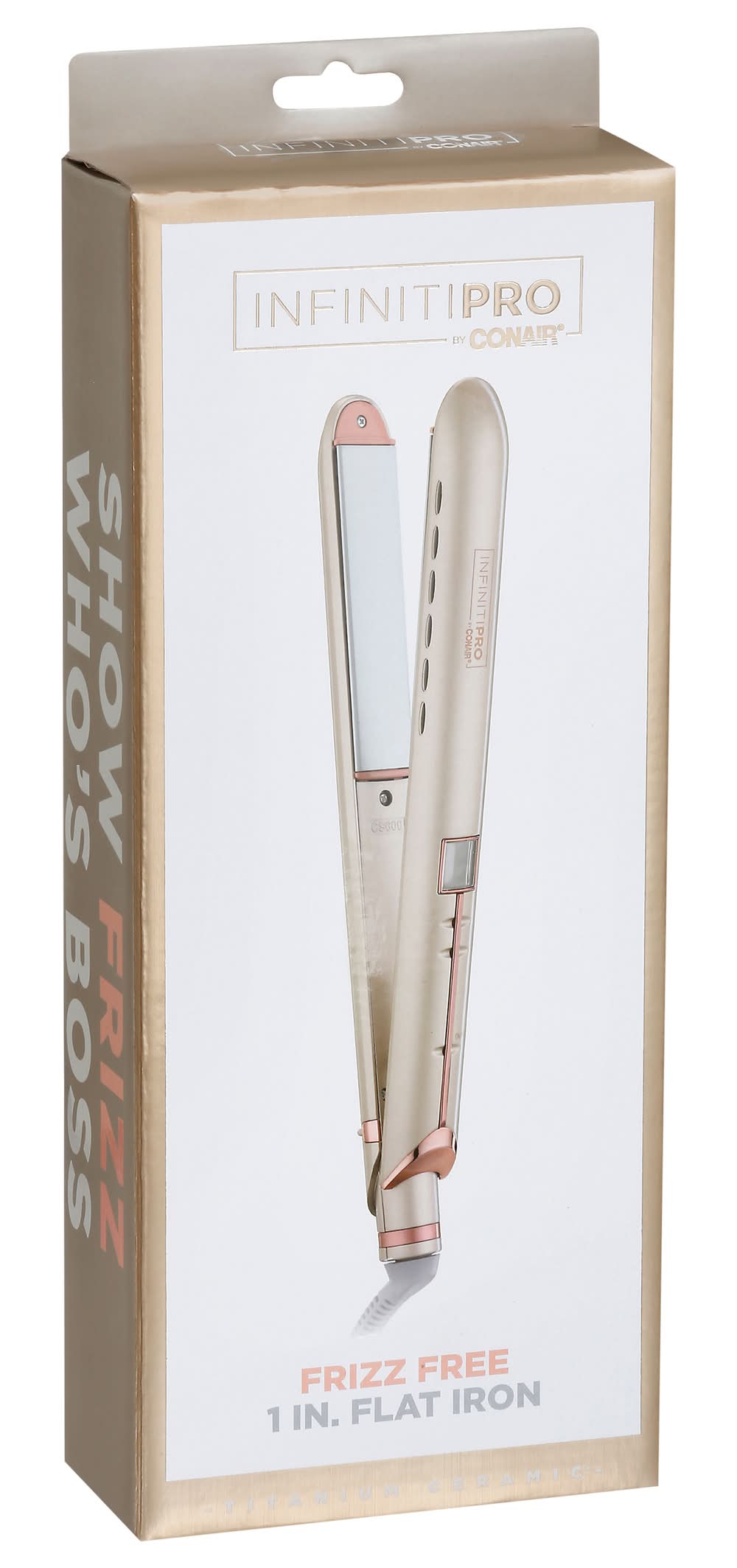 Conair Infinitipro 1 Inch Titanium Ceramic Flat Iron