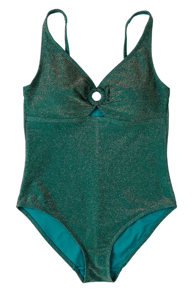 Serra Swimsuit, Women, L, Turquoise