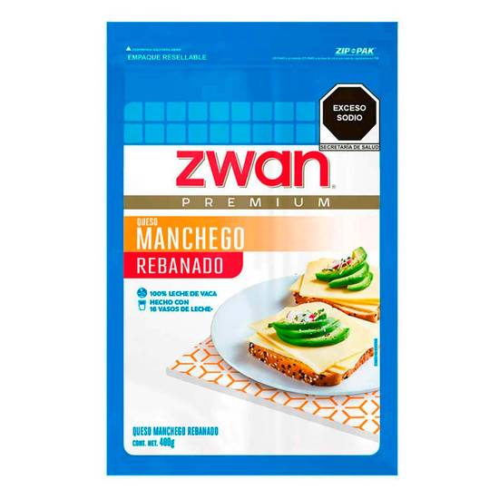Zwan queso manchego rebanado