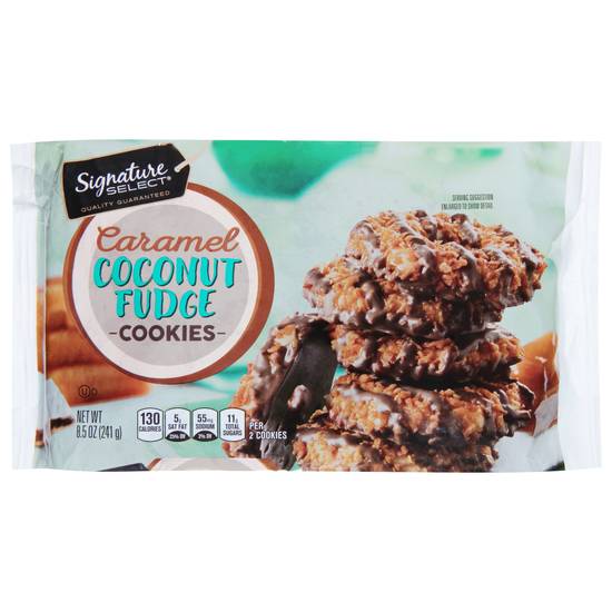 Signature Select Caramel Coconut Fudge Cookies (8.5 oz)