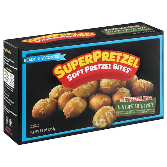Superpretzel Pepperjack Bites Soft Pretzel Bites (13 oz)