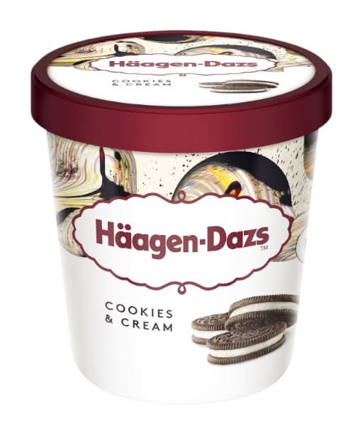 Haagen Dazs 淇淋巧酥冰淇淋 <473ml毫升 x 1 x 1Bucket桶>