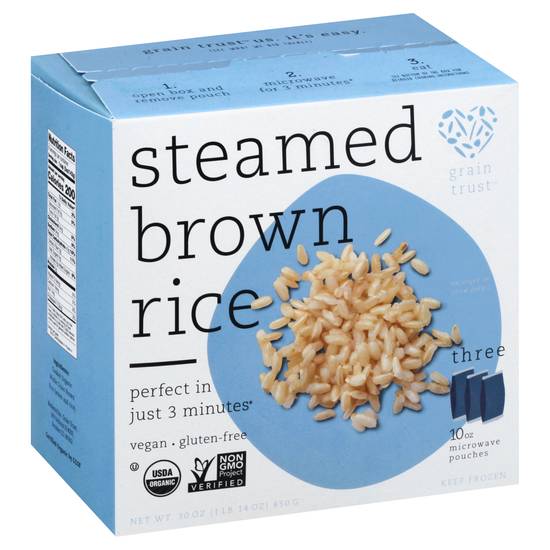 Grain Trust Organic Steamed Brown Rice