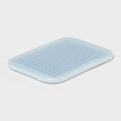 Room Essentials Silicone Crushed Ice Tray With Lid Blue