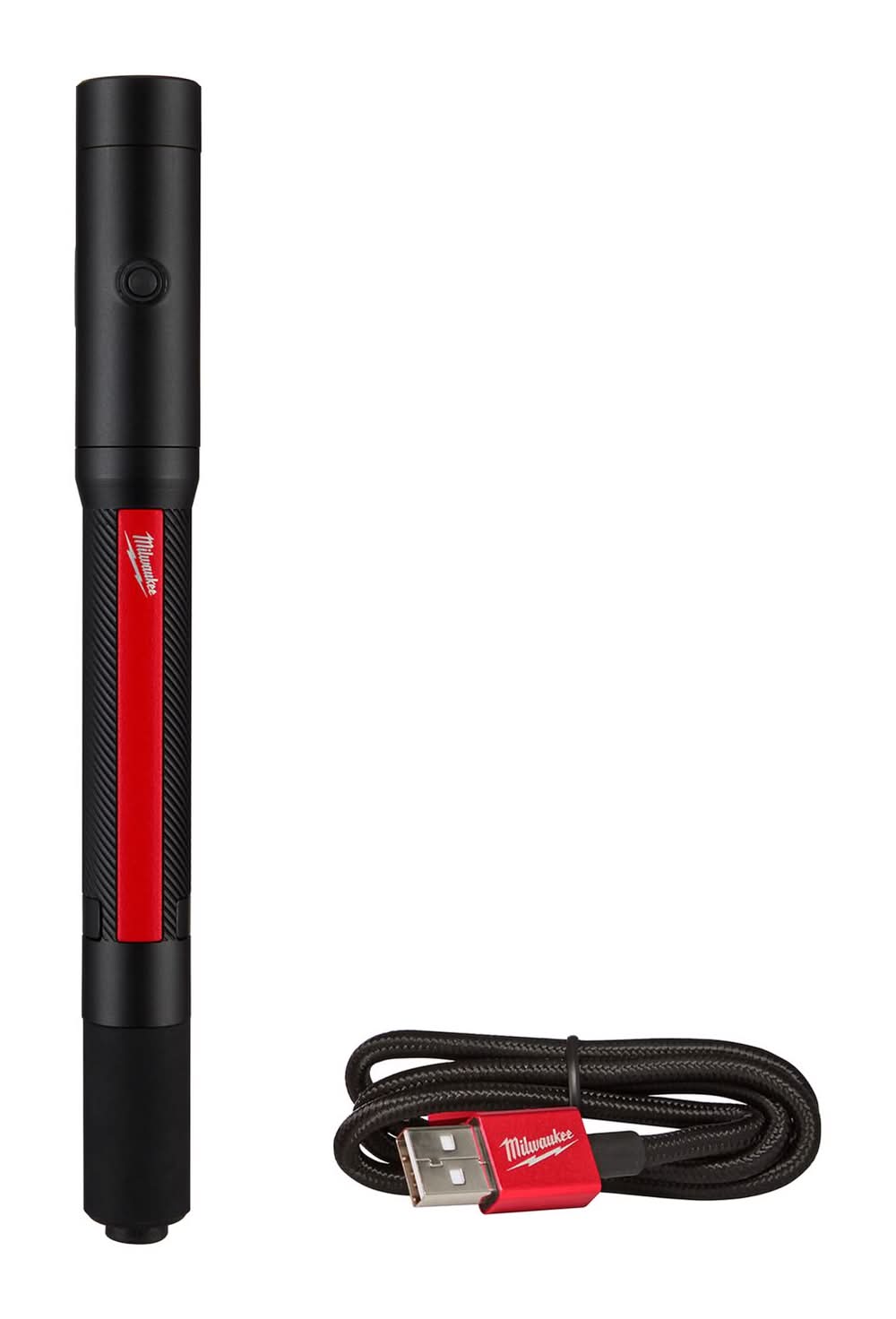 Milwaukee 250 Lm Black/Red Led Rechargeable Pen Light