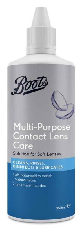 Boots Multi-Purpose Contact Lens Care Solution For Soft Lenses (360ml)