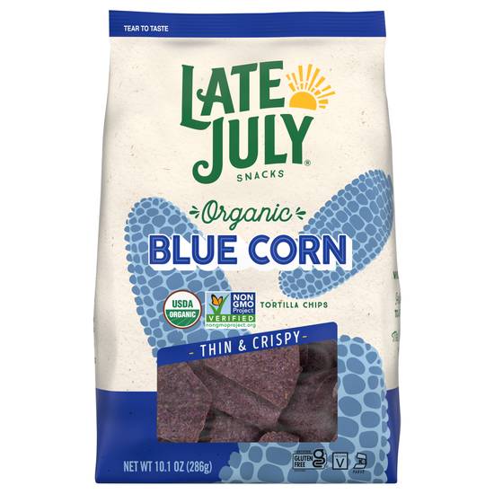 Late July Snacks Organic Blue Corn Tortilla Chips (10.1 oz)