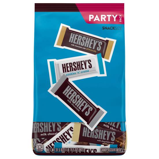 Hershey Snack Size Chocolate Candy Party pack (31.5 oz)