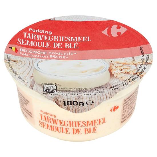 Carrefour Pudding Tarwegriesmeel 180 g