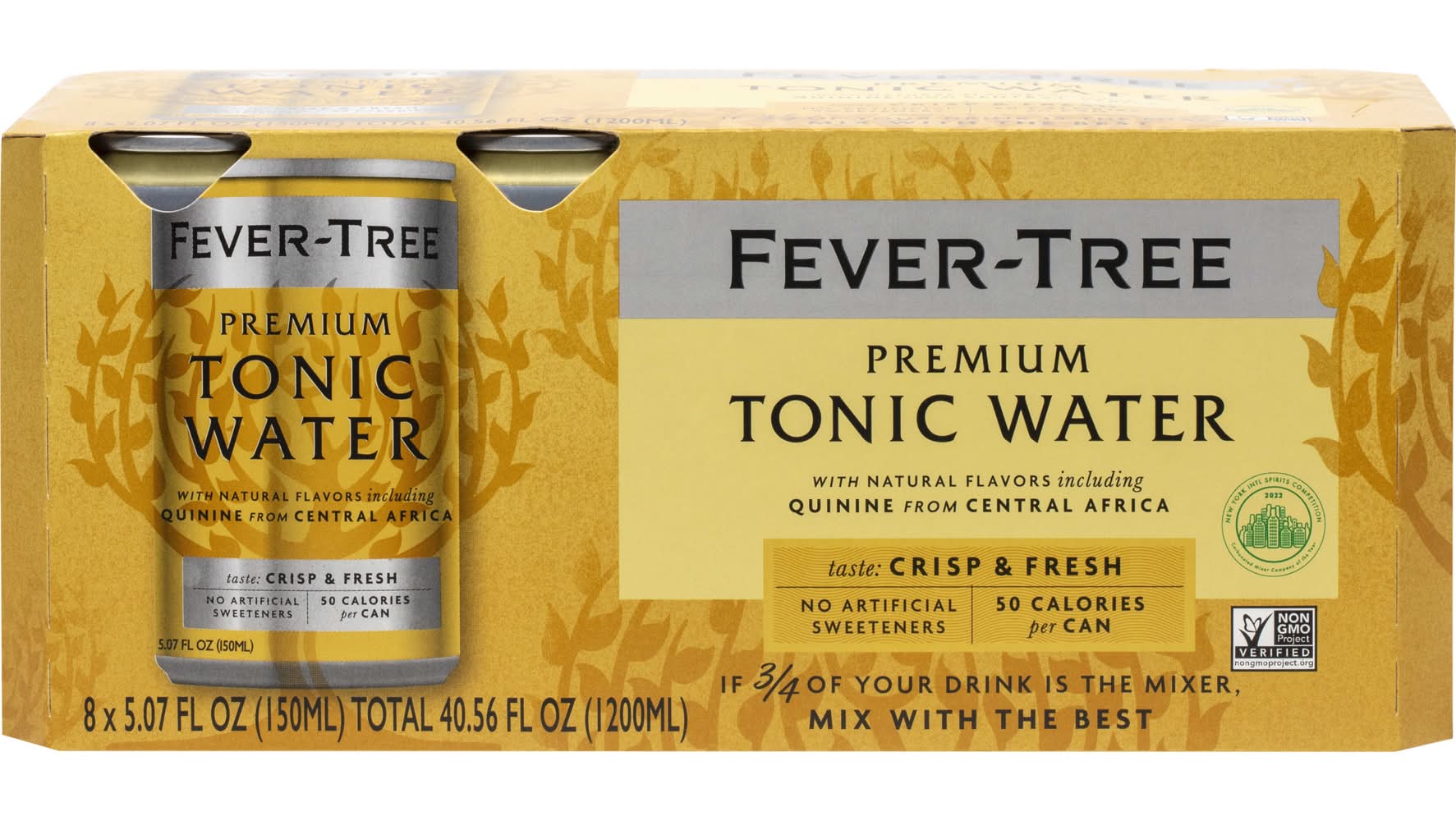 Fever-Tree Premium Indian Tonic Water (8 x 5.07 fl oz)