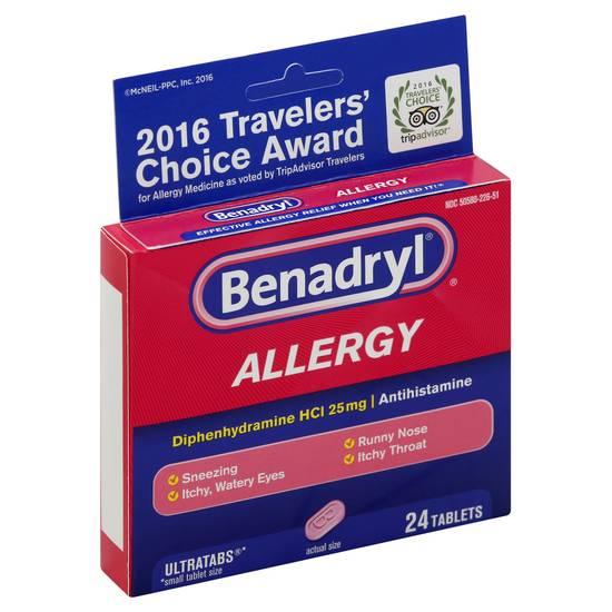 Benadryl Allergy Ultratab (24 ct)