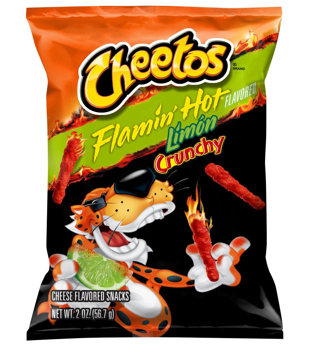 Cheetos Crunchy Snacks, Flamin' Hot Limón Cheese (2 oz)