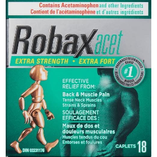 Robaxacet Extra Strength Caplets (18 ct)