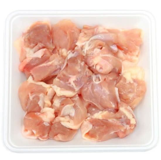 国産若鶏唐揚用（もも）３３０g～４８０gの商品をお届けします