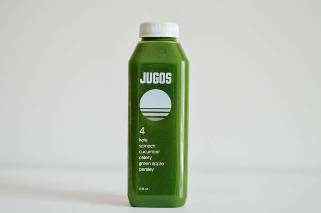 4 — Kale, Spinach, Celery, Cucumber, Parsley, Green Apple