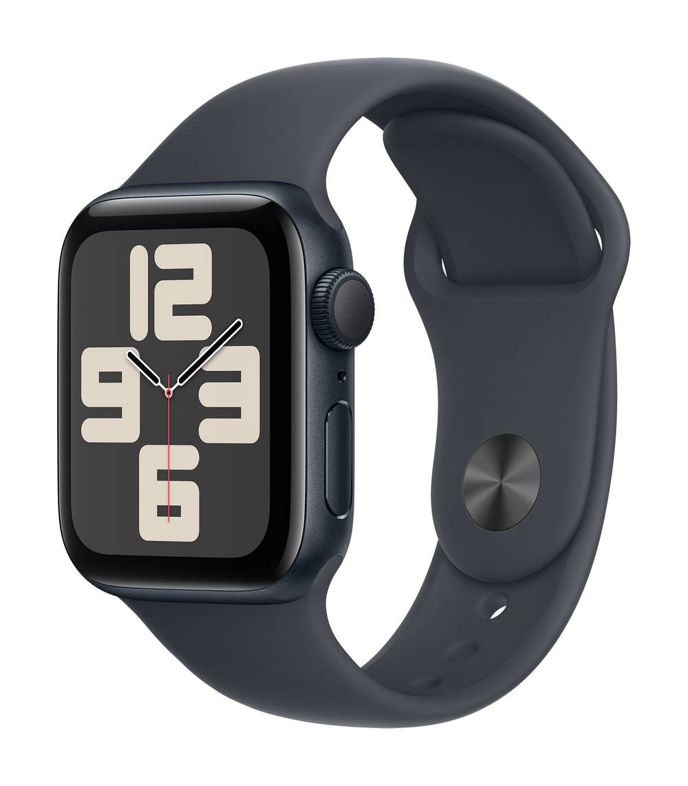 Apple - Montre Se Gps (2Ième Génération) Avec Bracelet Sport, 44 Mm, Minuit M/G / Apple Watch Se Gps (2Nd Generation) Sport Band, 44Mm, Midnight M/L